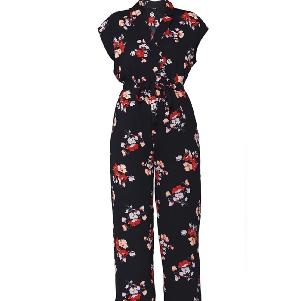 Vera Moda Kaya Floral Wide-Leg Jumpsuit